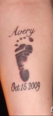 фото тату даты рождения от 11.10.2017 №166 — Date of birth tattoo — tatufoto.com