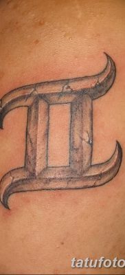 фото тату знак зодиака Близнецы от 21.10.2017 №014 — tattoo sign of the zodiac Gemini