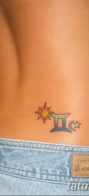 фото тату знак зодиака Близнецы от 21.10.2017 №021 — tattoo sign of the zodiac Gemini 2134234