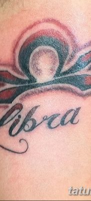 фото тату знак зодиака Весы от 21.10.2017 №020 — tattoo sign of the zodiac Libra