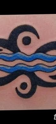 фото тату знак зодиака Водолей от 21.10.2017 №001 — tattoo sign of the zodiac Aquarius