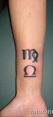 фото тату знак зодиака Дева от 21.10.2017 №006 — tattoo sign of the zodiac Virgo
