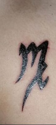 фото тату знак зодиака Дева от 21.10.2017 №008 — tattoo sign of the zodiac Virgo
