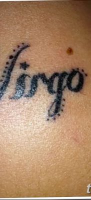 фото тату знак зодиака Дева от 21.10.2017 №009 — tattoo sign of the zodiac Virgo