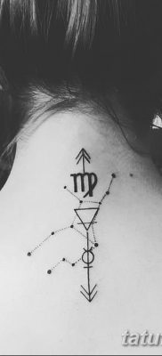 фото тату знак зодиака Дева от 21.10.2017 №017 — tattoo sign of the zodiac Virgo
