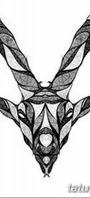 фото тату знак зодиака Козерог от 21.10.2017 №014 — tattoo sign of the zodiac Capricorn