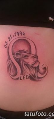фото тату знак зодиака Лев от 21.10.2017 №003 — tattoo sign of the zodiac Leo