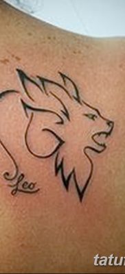 фото тату знак зодиака Лев от 21.10.2017 №005 — tattoo sign of the zodiac Leo