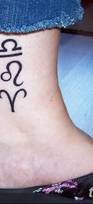фото тату знак зодиака Лев от 21.10.2017 №014 — tattoo sign of the zodiac Leo