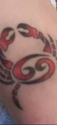 фото тату знак зодиака Рак от 21.10.2017 №004 — tattoo sign of the zodiac Cancer