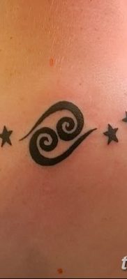 фото тату знак зодиака Рак от 21.10.2017 №012 — tattoo sign of the zodiac Cancer