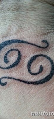фото тату знак зодиака Рак от 21.10.2017 №015 — tattoo sign of the zodiac Cancer