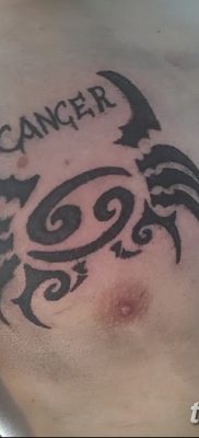 фото тату знак зодиака Рак от 21.10.2017 №022 — tattoo sign of the zodiac Cancer