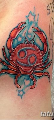 фото тату знак зодиака Рак от 21.10.2017 №028 — tattoo sign of the zodiac Cancer