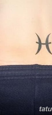 фото тату знак зодиака Рыбы от 21.10.2017 №019 — tattoo sign of the zodiac Pisces