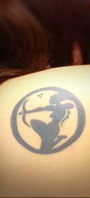 фото тату знак зодиака Стрелец от 21.10.2017 №020 — tattoo sign of the zodiac Sagittarius