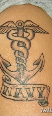 фото тату кадуцей от 21.10.2017 №019 — caduceus tattoo — tatufoto.com