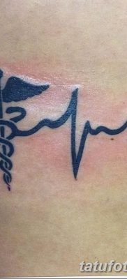 фото тату кадуцей от 21.10.2017 №073 — caduceus tattoo — tatufoto.com