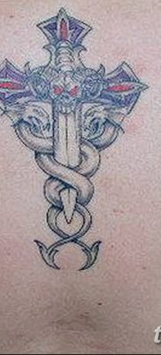 фото тату кадуцей от 21.10.2017 №146 — caduceus tattoo — tatufoto.com
