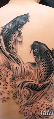 фото тату карась от 28.10.2017 №050 — carp tattoo — tatufoto.com
