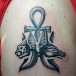 фото тату креста Анкх от 27.10.2017 №021 - Ankh tattoo - tatufoto.com