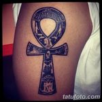 фото тату креста Анкх от 27.10.2017 №027 - Ankh tattoo - tatufoto.com