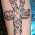 фото тату креста Анкх от 27.10.2017 №055 - Ankh tattoo - tatufoto.com