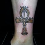 фото тату креста Анкх от 27.10.2017 №061 - Ankh tattoo - tatufoto.com