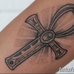 фото тату креста Анкх от 27.10.2017 №065 - Ankh tattoo - tatufoto.com