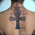 фото тату креста Анкх от 27.10.2017 №066 - Ankh tattoo - tatufoto.com