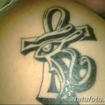 фото тату креста Анкх от 27.10.2017 №069 - Ankh tattoo - tatufoto.com