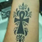 фото тату креста Анкх от 27.10.2017 №093 - Ankh tattoo - tatufoto.com
