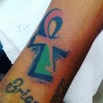 фото тату креста Анкх от 27.10.2017 №112 - Ankh tattoo - tatufoto.com