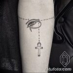 фото тату креста Анкх от 27.10.2017 №116 - Ankh tattoo - tatufoto.com