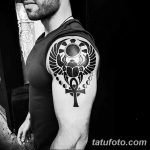 фото тату креста Анкх от 27.10.2017 №172 - Ankh tattoo - tatufoto.com