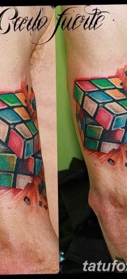 фото тату кубики от 28.10.2017 №020 — tattoos cubes — tatufoto.com