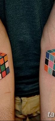 фото тату кубики от 28.10.2017 №073 — tattoos cubes — tatufoto.com