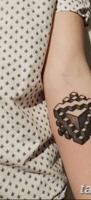 фото тату кубики от 28.10.2017 №079 — tattoos cubes — tatufoto.com