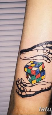 фото тату кубики от 28.10.2017 №084 — tattoos cubes — tatufoto.com