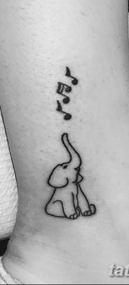 фото тату ноты от 30.10.2017 №040 — Tattoo Notes — tatufoto.com