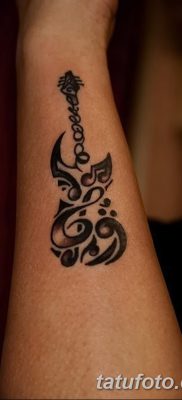 фото тату ноты от 30.10.2017 №079 — Tattoo Notes — tatufoto.com