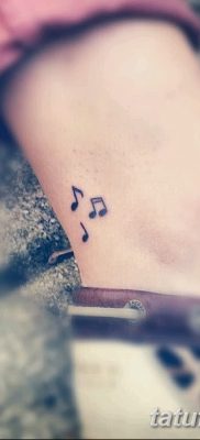 фото тату ноты от 30.10.2017 №094 — Tattoo Notes — tatufoto.com