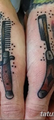фото тату опасная бритва от 27.10.2017 №017 — tattoo dangerous razor — tatufoto.com