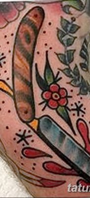 фото тату опасная бритва от 27.10.2017 №025 — tattoo dangerous razor — tatufoto.com