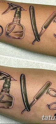 фото тату опасная бритва от 27.10.2017 №039 — tattoo dangerous razor — tatufoto.com
