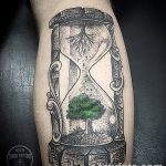 фото тату песочные часы от 21.10.2017 №001 - tattoo hourglass - tatufoto.com