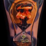 фото тату песочные часы от 21.10.2017 №002 - tattoo hourglass - tatufoto.com
