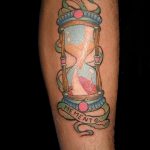 фото тату песочные часы от 21.10.2017 №017 - tattoo hourglass - tatufoto.com