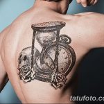фото тату песочные часы от 21.10.2017 №025 - tattoo hourglass - tatufoto.com