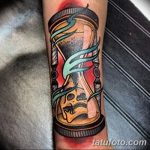 фото тату песочные часы от 21.10.2017 №028 - tattoo hourglass - tatufoto.com